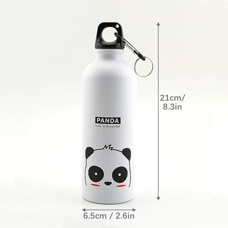 Bolttle Animals Creative Gift Outdoor Mug Portable Aluminium Cartoon Sports Mug Cartoon Figure Mug Stainless Steel Water Bottle with Lid Insulated Mug