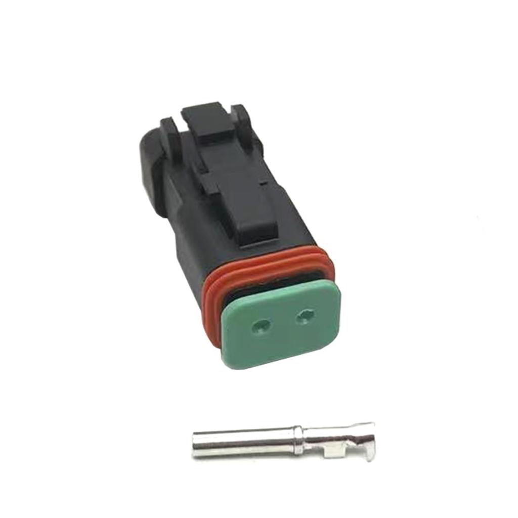 KOOLMV DT06-2S DT04-2P 1 Комплект Черный 2-контактный Папа Мама Amphenol Deutsch Серия DT