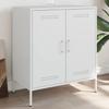Sideboard White 68 x 39 x 79 cm Steel