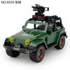 MOC Военный Транспортный Бронированный Автомобиль Строительные Блоки Полицейская Машина Внедорожник Спасательный Патрульный Автомобиль Солдат SWAT Колесница Кирпичи Игрушка