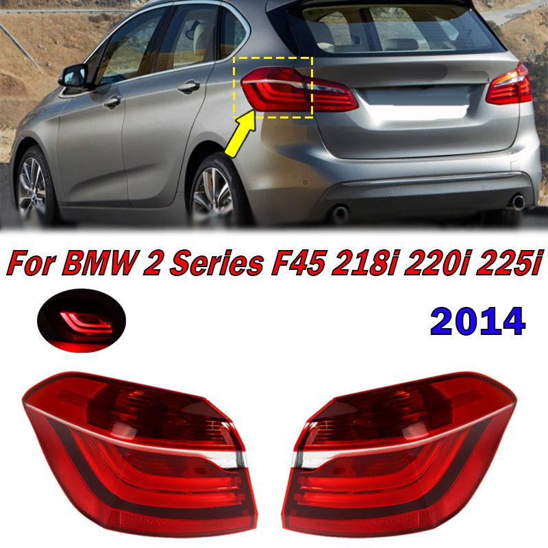 Для BMW 2 серии F45 218i 220i 225i 2014 Задний фонарь Дневной ходовой огонь Предупреждающий стоп-сигнал Сигнальная лампа Корпус заднего фонаря Без лампочки