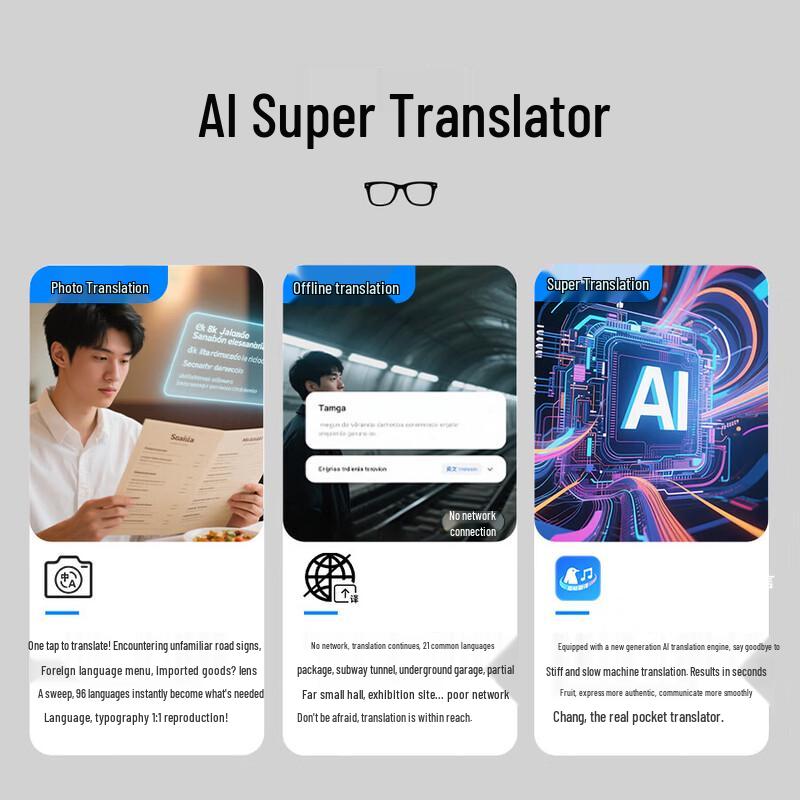 Умные AI-очки для перевода SE SOBAST