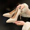 Fashion Women's Shoes 2025 Hot Sale Shallow Women's High Heels Fashion Plus Size Solid Office and Career Sexy Pointed Toe Heels Women