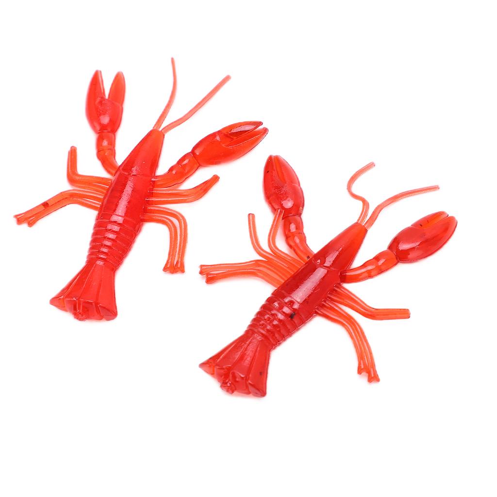 Fishing Shrimps Lures Glowing Luminous Soft Lifelike Silicone Shirmps Bait