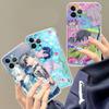 Защитный чехол для iPhone 17 16 16e 15 14 13 12 11 Pro Max Mini Plus с аниме-дизайном Healing Anime L-Link C-Click