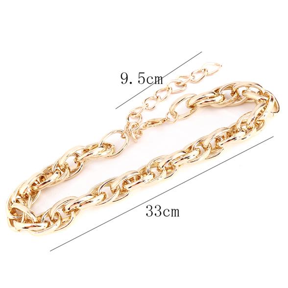 Толстая цепь в готическом стиле для женщин