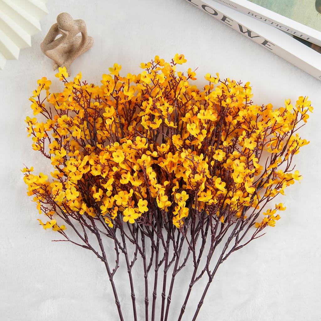 5 шт. Искусственные цветы Осень Искусственные растения Домашний Свадебный Центральный элемент Стол День Благодарения Вечеринка Осенние Украшения для комнаты