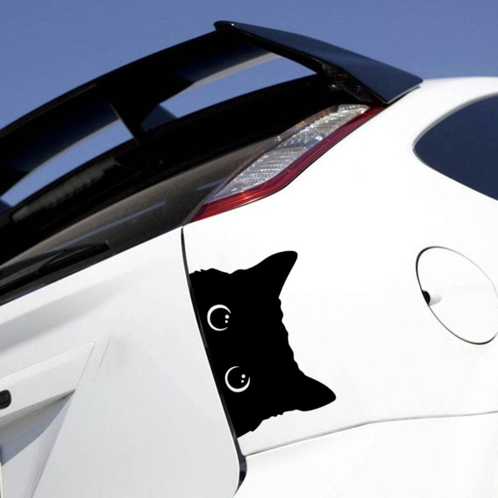 Cat Peeking Funny Sticker PET Car Styling Decoration Universal Car Cat Sticker  Car