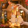 Cute Plush Gourd Keychain Soft And Huggable Doll Accessory Fun Decorative Pendant