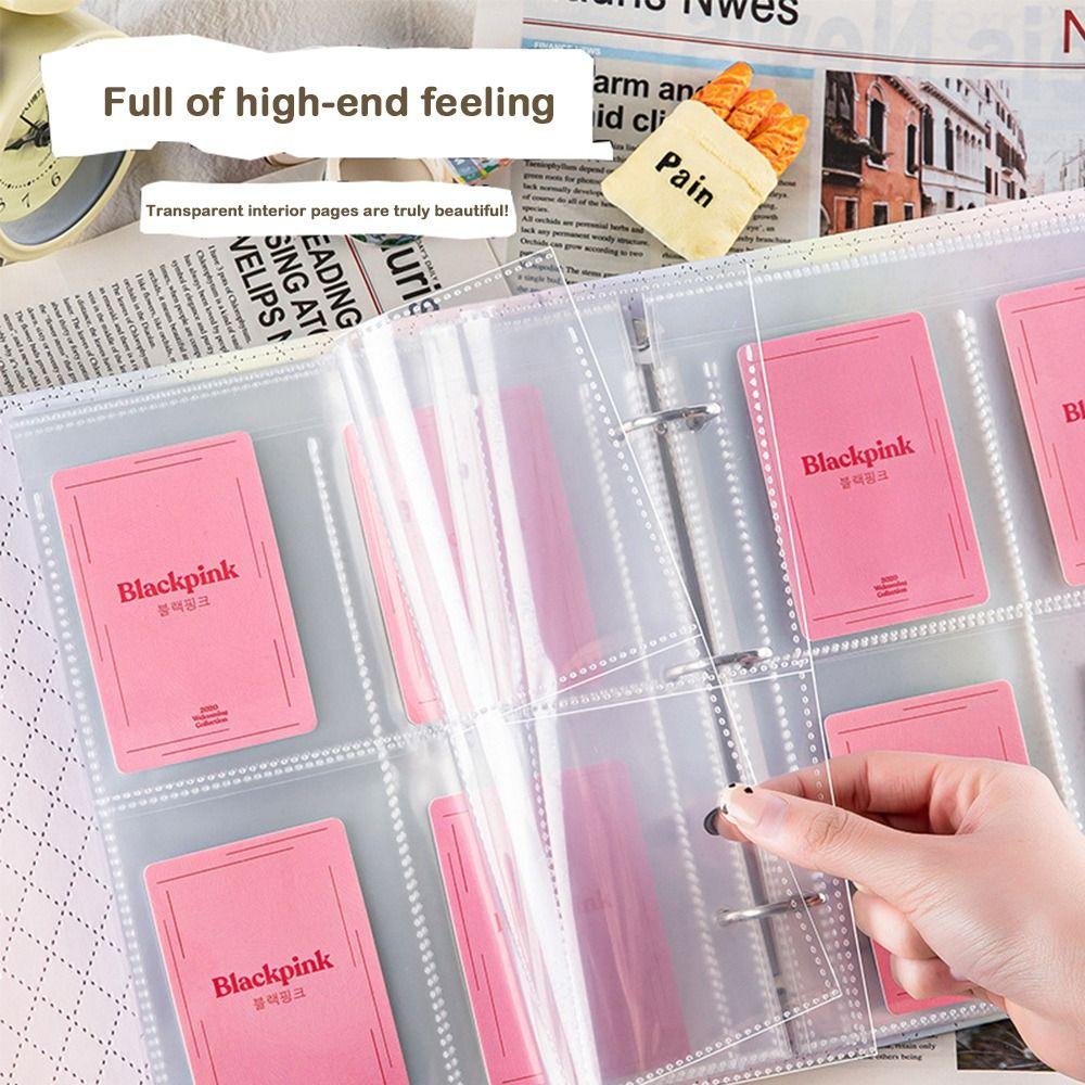 10 шт. PP A4 Kpop фотоальбом с несколькими карманами практичный чехол для карточек фото
