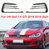 Car Front Bumper Fog Light Frame Cover For VW Golf 7.5 GTI 2018   Front Fog Lamp Frame Running Light Foglight