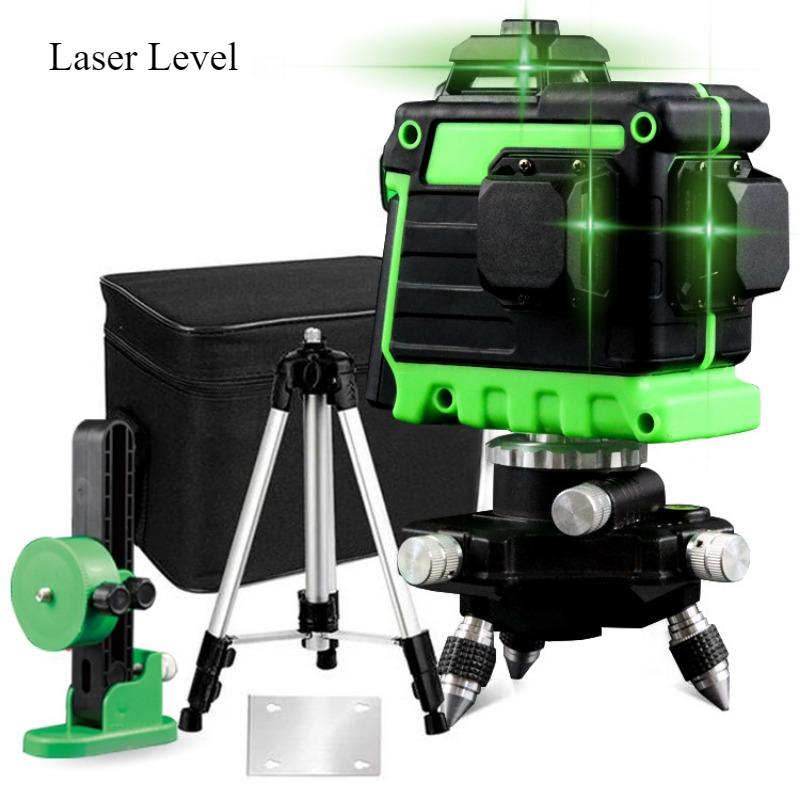 Лазерный уровень Мини Высокоточный Полный набор Самовыравнивающийся Многофункциональный Двухленточный Измеритель Стен