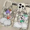 Мультяшный чехол D-Diddls для Samsung Galaxy S25 S24 S23 S22 S21 S20 S10 Note20 Note10 FE Ultra Plus 4G 5G Прозрачная задняя крышка