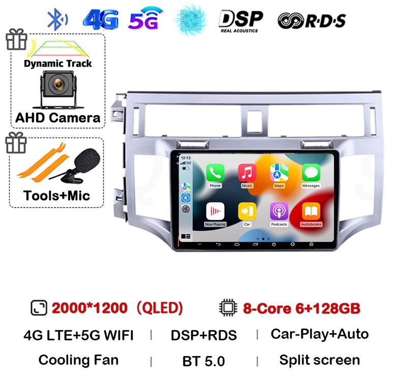 Android 14 Carplay Auto For Toyota Avalon 3 2005 2006 2007 2008 2009 2010 Car Radio Multimedia Player Stereo GPS WIFI Head Unit