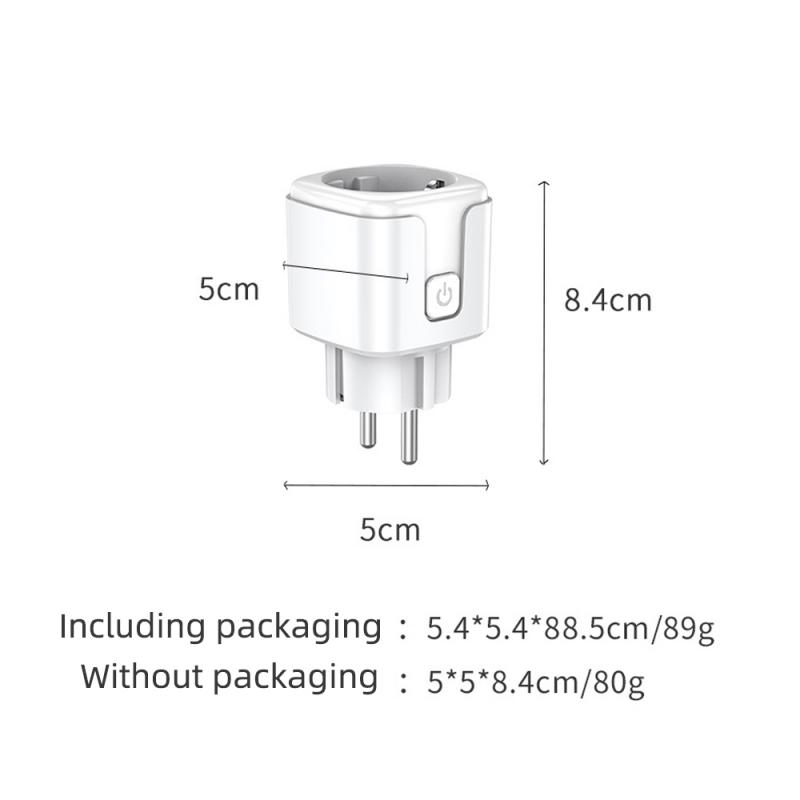 Corui Tuya EU Plug 16a 20a Wi-Fi умная розетка 220 В монитор питания таймер Smart Life управление приложением поддержка Google Home Alexa