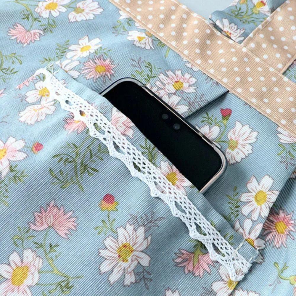 1Pcs Baking Florist Kitchen Cooking Aprons With Waistband Maid Dress Apron Durable Japanese Apron