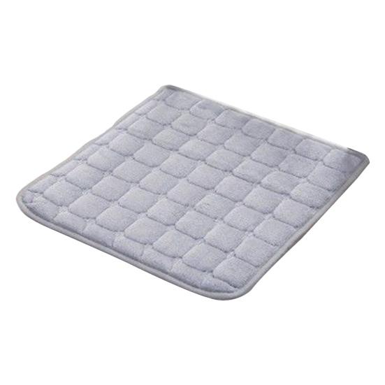Chair Seat Mat Comfortable Plush Square Seat Pad Non-Slip Sofa Chair Cushion for Home Office Outdoors