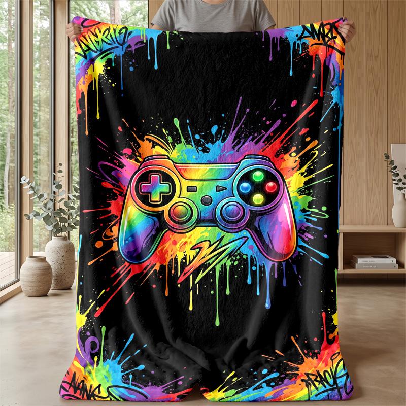 Pro Gamer Gear Theme blanket Lightweight Warm Flannel Blanket Decorative Throw Blanket for Home Decoration