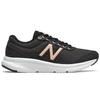 New Balance 411 Женские Черные Низкие Беговые Кроссовки Ткань Синтетическая Кожа Удобные W411LB2