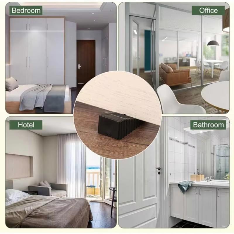 1Pcs Safety Silicone Door Stop Reusable Shock Absorbent Block Wedge Doorstops Windproof Anti-collision Anti-skid Stoppers for Bedroom