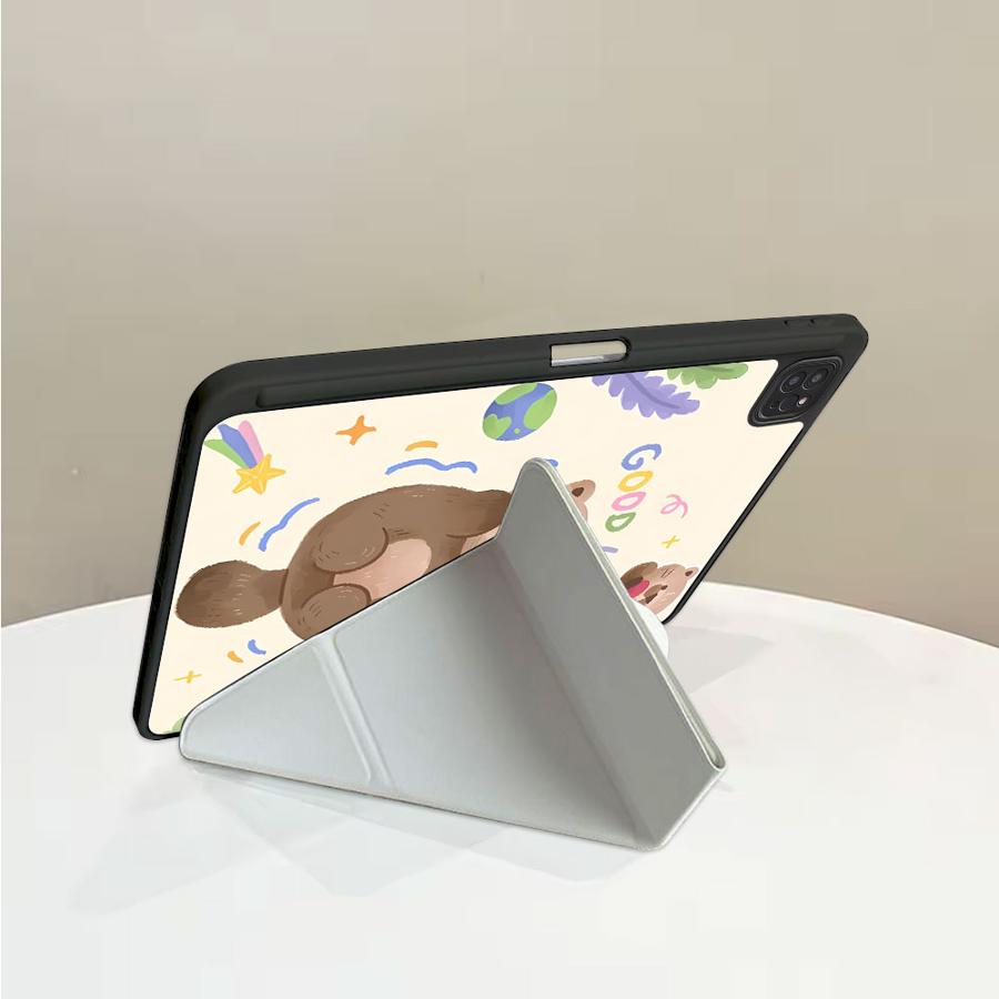 Чехол-подставка Чехол для планшета Для iPad Pro 2025 Pro 11-го 10-го 9-го 8-го 7-го 12,9 дюйма Mini 6 7 Air 4 5 M3 M2 1 2 M4 11 дюймов Милый Маленький