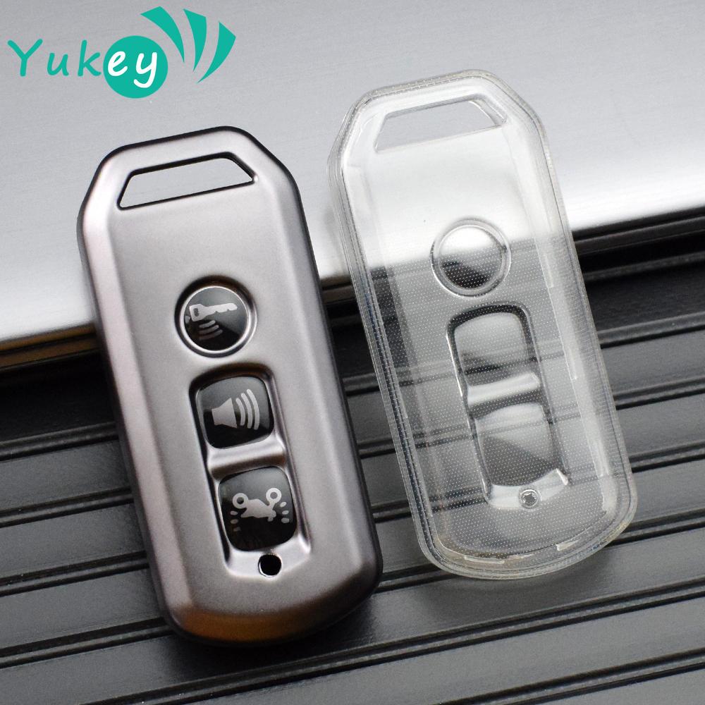 For Honda PCX Forza 300 Airblade 125 C125 Super Cub Scooter Vario 150 TPU 3 Buttons Car Key Case Smart Remote Control Fob Cover