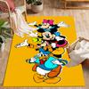 Classic Disney Characters Disney Cartoon Theme Anti-Slip Rug - Polyester, Home Decor, Suitable for Bedrooms, Living Rooms, Doorways, and Studios