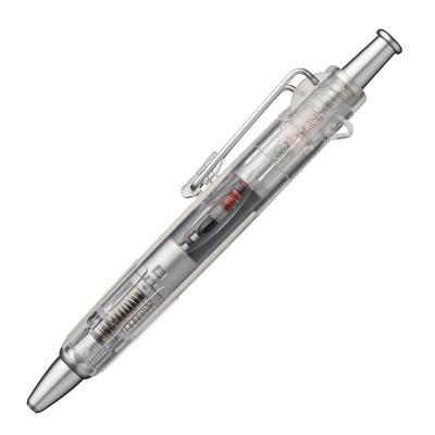 Шариковая ручка Tombow с нажимным механизмом, чернила на масляной основе, пишет на мокрой бумаге/в перевернутом положении, технология AirPress, 0,7 мм, прозрачный BC-AP20