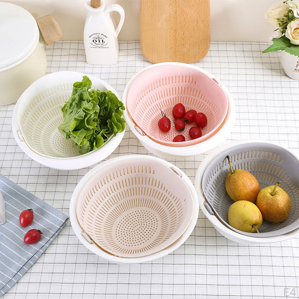 Basket Bowl Rice Vegetable Wash Fruit Kitchen Gadget