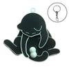 Креативная брелок-игрушка-яйцо для кошек, фиджет-игрушки, милый забавный вращающийся акриловый подвеска для сумки, брелок для женщин, аксессуар для кошелька, сумки