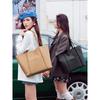 Large Capacity Genuine Leather Women's Large Bag Direct Hot Japan Lotte Bag Women's Tote Bag Cowhide Shoulder Bag Handbag