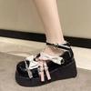 2025 Spring and Summer New Original Lolita Shoes Lolita Shoes Small Leather Shoes JK with Skirt Princess Girl Shoes Tide