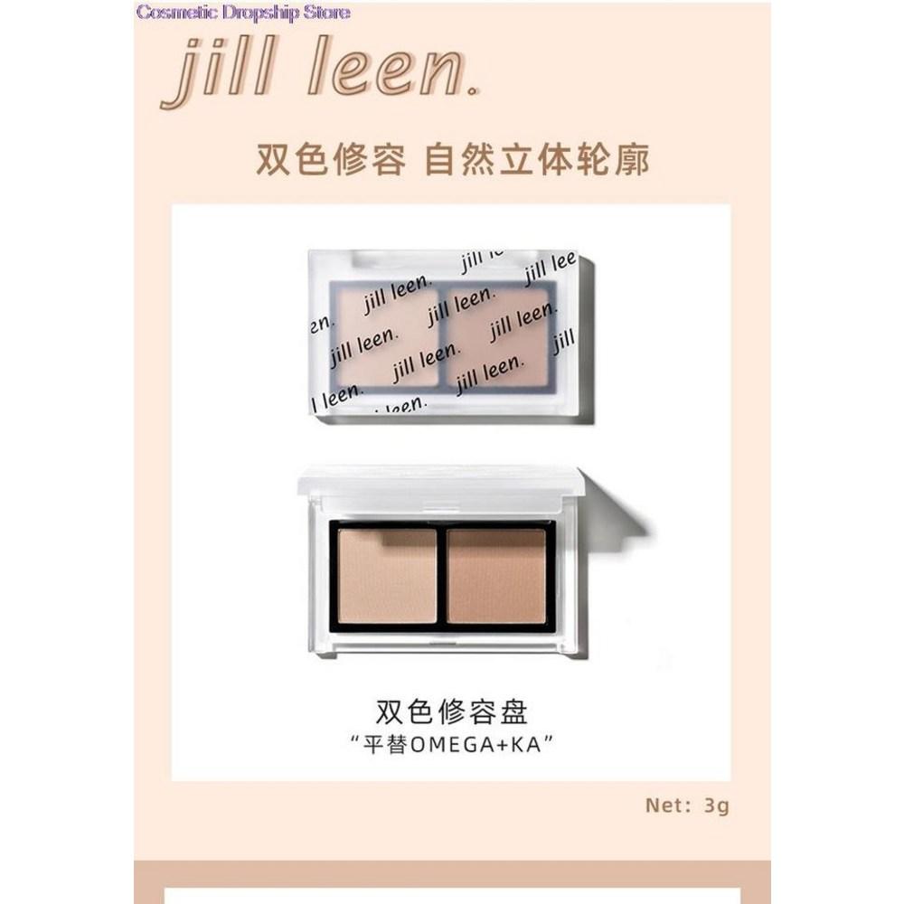 Консилер для тела, шрам, пятно, татуировка, маскировка JILL LEEN, двухцветные тени для переносицы, 1 шт., 01 Двухцветные тени для носа