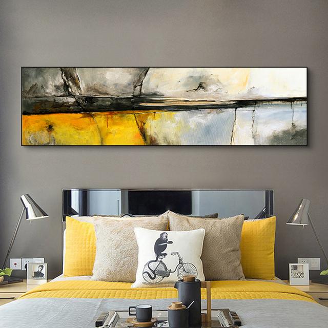 Абстрактная картина маслом с всплеском, печатная картина на холсте, большой размер, постер из золотой фольги, настенное искусство для гостиной, спальни, декор, Cuadros