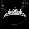 Beautiful Snowflake Party Holiday Flowers Children's Crown Crystal Hair Accessories Headband Birthday Crown Glass