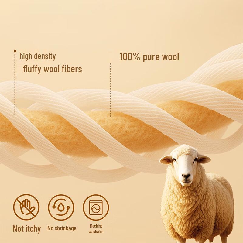 Mao Ren Мужские термокальсоны из 100% чистой шерсти