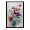 Field Bouquet Field Bouquet, 40X50 Cm, Gold Aluminum Frame, 230 Gsm Matte Paper