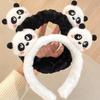 Cute Panda Doll Headband Headdress Wash Face Hair Card Hair Clip Hairband  Loop Children Adult Hair Accessories