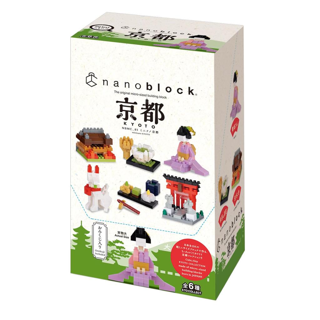 Kawada Nanoblock Мини Нано Киото 1 КОРОБКА 6 6 типов всего (BOX) NBMC_81S = штук,