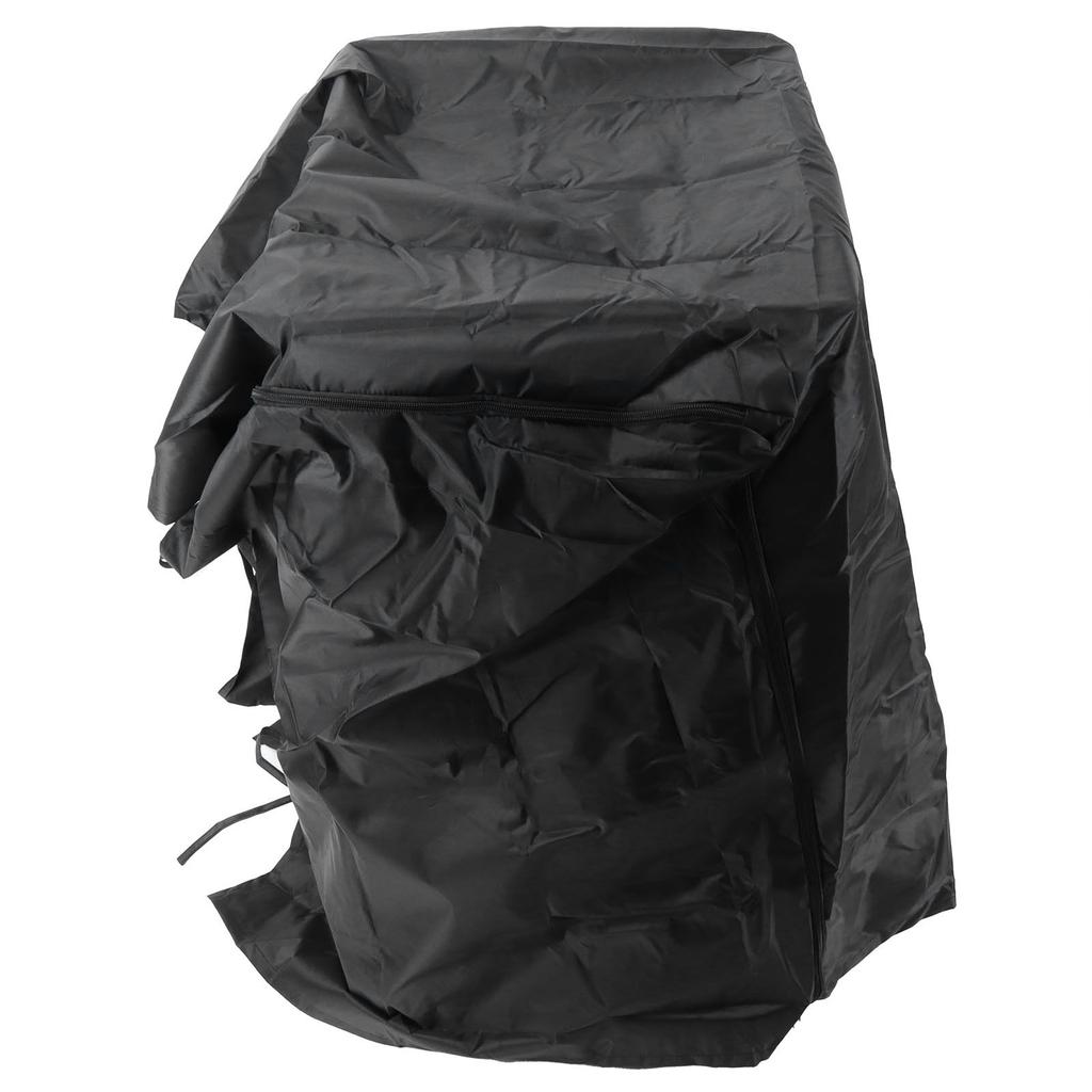 Чехол для стиральной машины, ткань Оксфорд с серебряным покрытием 210D, защита для сушилки для балкона, 74x71x101 см, черный