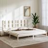 VidaXL Bed Frames White Solid Wood 180x200 Cm Super King 3105616