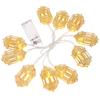 Ramadan Hanging Light Eid String Lights Decor Decoration Wrought Iron Party Lamp Home