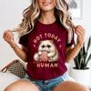 Not Today Huunisex Cat Animals Unisexs TShirt Grumpy Kitten Yarn Tee