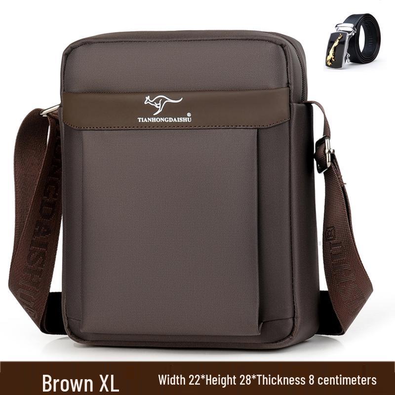 Мужская однолямочная сумка через плечо из холста, Новый 2025 Оксфордский рюкзак для поездок на работу, Компактная персональная портативная сумка