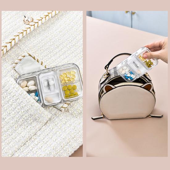 Экономия места в коробке для таблеток с помощью резака для ПК. Держатель для витаминов. Органайзер для таблеток для общежития.