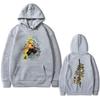 Japanese Anime Demon Slayer Zenitsu Print Hoodie Men Women Harajuku Hoodies Fall Winter Long Sleeves Fleece Hooded