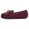 UGG Повседневные Мини-лоферы с Пушистым Бантом 'Tan Velvet Black' Женские 1138650