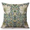 Classic Morris Flower Floral Pattern Pimpernel Red Yellow Pink Blue Home Decorative Art Sofa Pillow Case Linen Cushion Cover