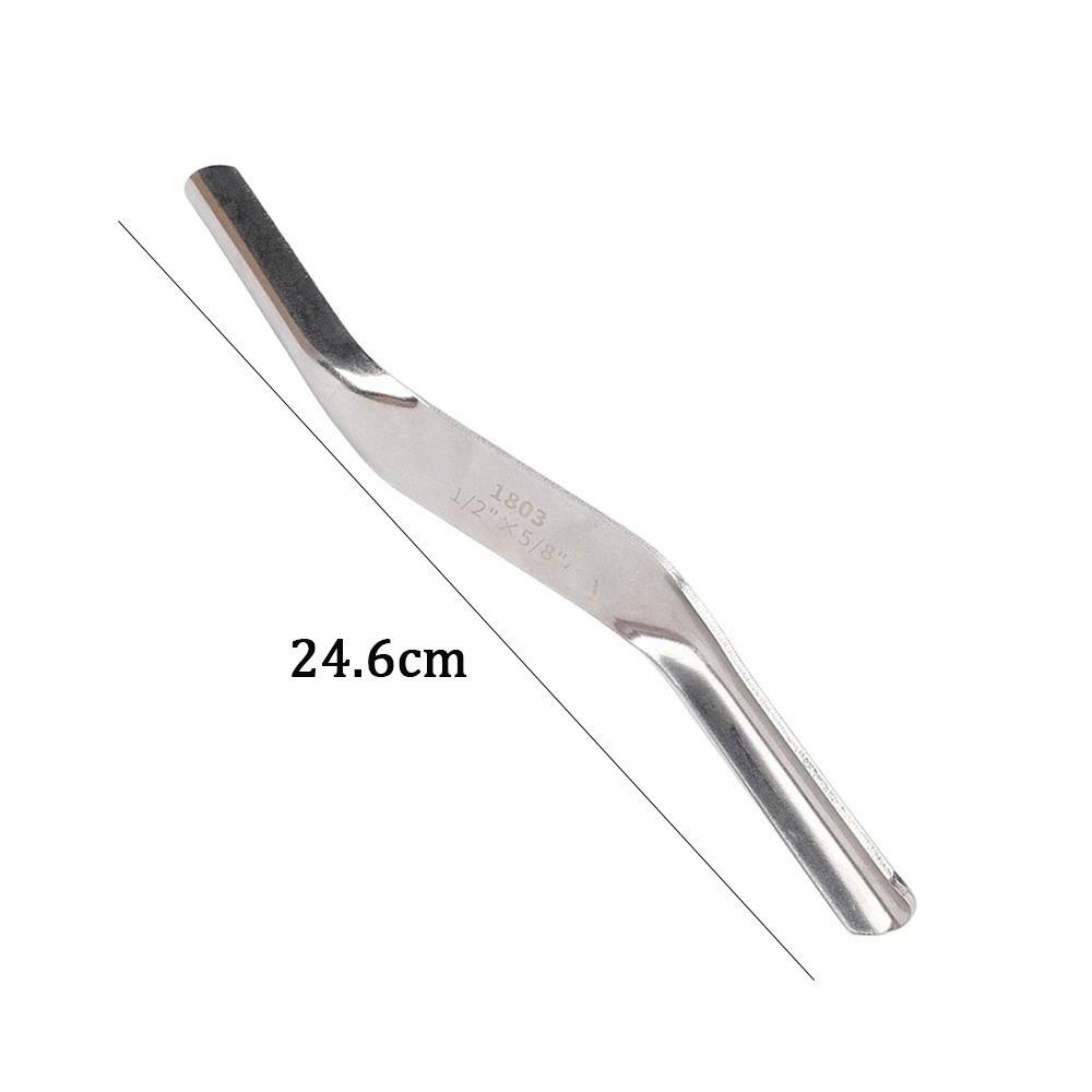 DIY Tool Brick Jointer Tool Double Ended 1/2 Inch Head Grout Caulking Tool Stainless Steel 5/8 Inch Head Mortar Bricklaying Tool