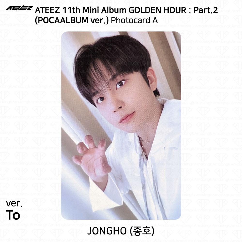 ATEEZ 11-й мини-альбом Golden Hour Часть 2 POCAALBUM Фотокарточка TO VER